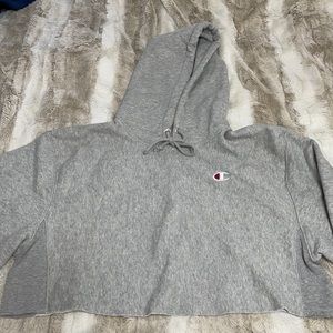 Cropped champion hoodie